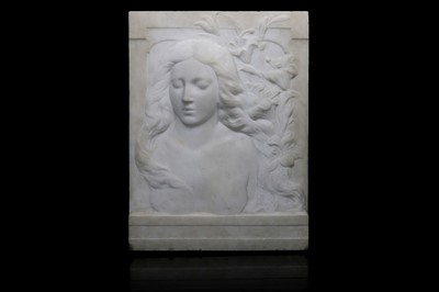 Lot 41 - ALBERT MARQUE (FRENCH, 1872-1947): A MARBLE...