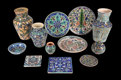 Lot 150 - TWELVE ARMENIAN POTTERY VESSELS Jerusalem,...