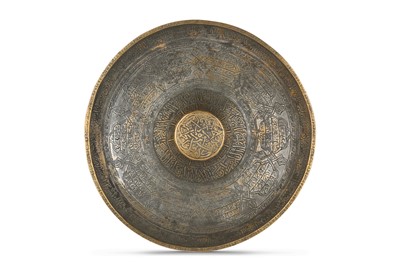 Lot 39 - A BRASS MAMLUK DIVINATION BOWL Egypt or Syria ,...