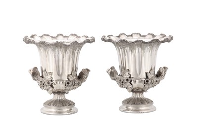 Lot 229 - A pair of mid-19th century electroplated...