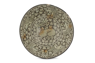 Lot 155 - A SULTANABAD POTTERY BOWL Iran, possibly 14th...