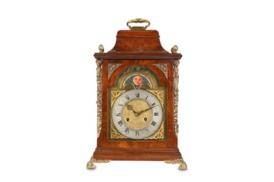 Lot 262 - A GEORGE III STYLE WALNUT AND BRASS MOUNTED...