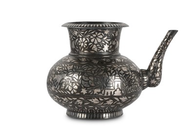 Lot 277 - A BIDRI SILVER-INLAID WATER JUG India, 19th...