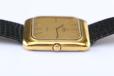 Lot 12 - Omega. A gold plated automatic wristwatch....