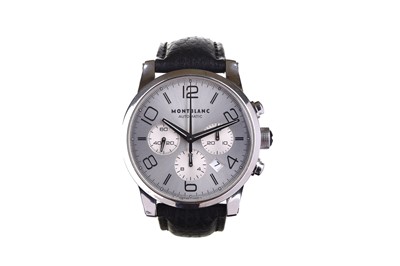 Lot 13 - Montblanc. A stainless steel automatic...