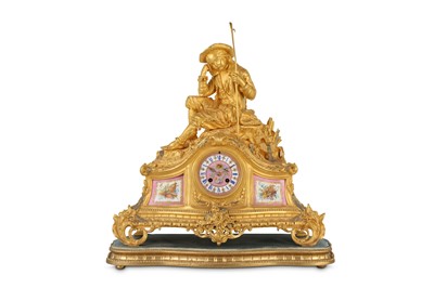 Lot 189 - A LARGE MID 19TH CENTURY FRENCH GILT BRONZE...