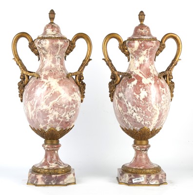 Lot 118 - A PAIR OF LATE 19TH / EARLY 20TH CENTURY FLEUR...