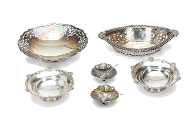 Lot 152 - A mixed group of antique sterling silver,...