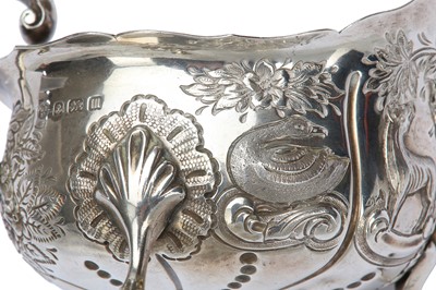 Lot 247 - An early Victorian antique sterling silver...