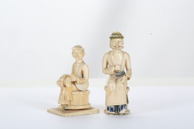 Lot 244 - THIRTY INDIAN IVORY GAMING PIECES  North India,...
