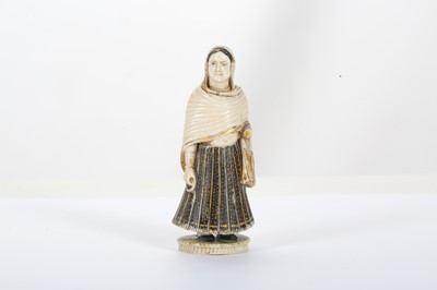 Lot 244 - THIRTY INDIAN IVORY GAMING PIECES  North India,...