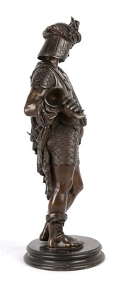 Lot 58 - A LATE 19TH CENTURY FRENCH BRONZE FIGURE OF A...