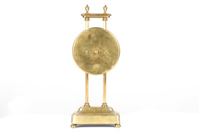 Lot 228 - AN EARLY 20TH CENTURY BRASS GRAVITY CLOCK BY...