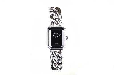 Lot 17 - Chanel - Paris. A stainless steel bracelet...