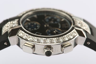 Lot 20 - Concord. A stainless steel and diamond quartz...