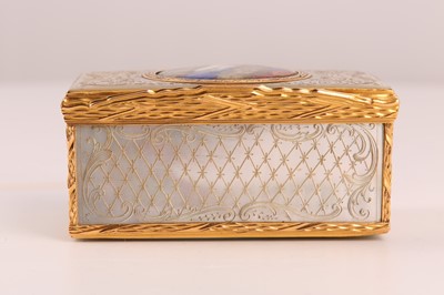 Lot 43 - A 19th century gold and mother of pearl...