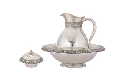 Lot 288 - An American antique sterling silver ewer,...