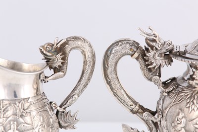 Lot 282 - A late 19th century Chinese Export silver...