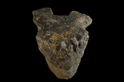 Lot 6 - A MEDIEVAL HAMSTONE GARGOYLE IN THE FORM OF A...