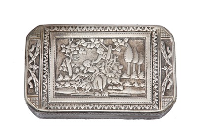 Lot 283 - An early 20th century Chinese silver cigarette...