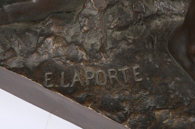 Lot 52 - EMILE LAPORTE (FRENCH, 1858-1907): A LARGE...