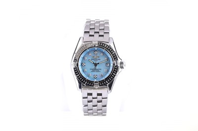 Lot 28 - Breitling. A ladies stainless steel quartz...