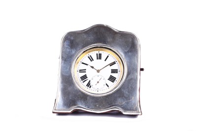 Lot 43 - A chromed metal goliath open face pocket watch...