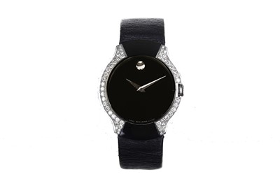 Lot 50 - Movado. A ladies stainless steel quartz...