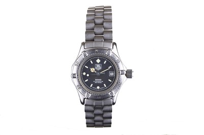 Lot 73 - Tag Heuer. A ladies stainless steel quartz...