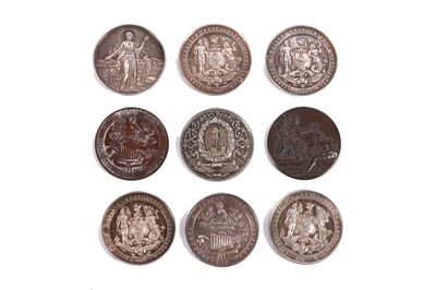 Lot 33 - A group of nine early 20th century silver and...