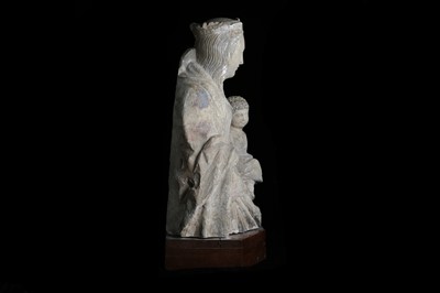 Lot 1 - A LATE GOTHIC, 15TH CENTURY FRENCH LIMESTONE...
