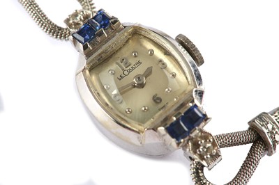 Lot 84 - Le Coulture. A lady's diamond and sapphire-set...
