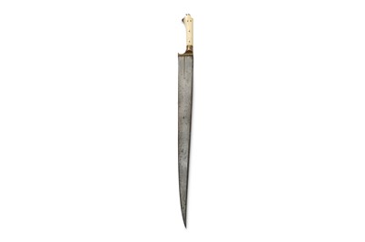 Lot 267 - AN UNUSUALLY LARGE NORTH INDIAN KHYBER KNIFE...