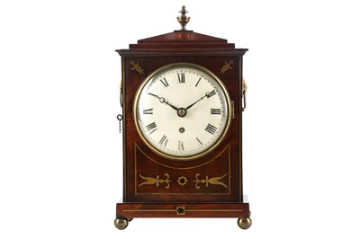 Lot 91 - A REGENCY MAHOGANY AND BRASS MOUNTED FUSEE...