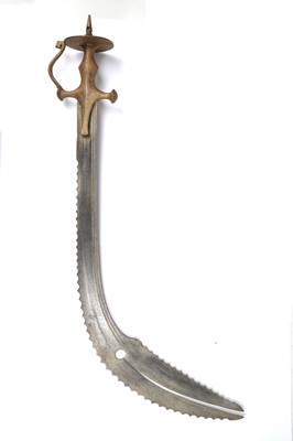 Lot 253 - A ZULFIQAR (SPLIT-BLADED) SWORD India, 19th...