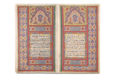 Lot 170 - A QUR'AN Qajar Iran, 19th century Arabic...