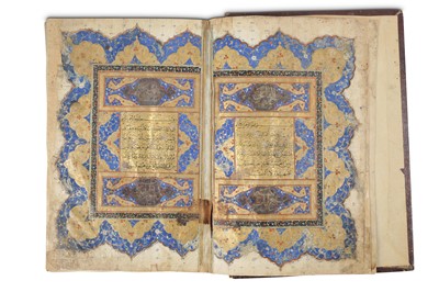 Lot 161 - A SAFAVID QUR'AN Iran, dated 993 AH (1585)...