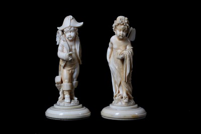 Lot 28 - AN UNUSUAL PAIR OF 19TH CENTURY FRENCH...