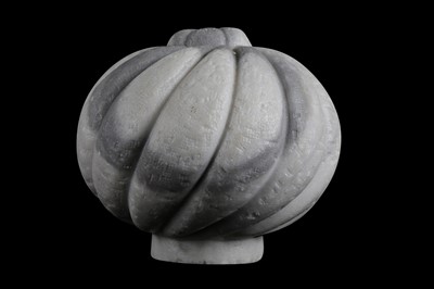 Lot 746 - An Ottoman carved marble turban, Ottoman...