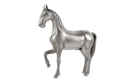 Lot 231 - A SILVER HORSE North India, late 19th century ...