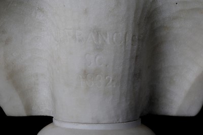 Lot 38 - JOHN FRANCIS (BRITISH, 1780-1861): A MARBLE...