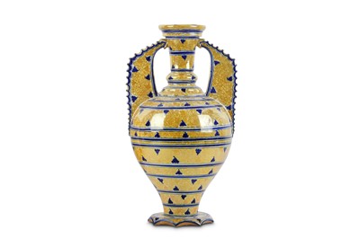 Lot 143 - AN HISPANO-MORESQUE CANTAGALLI POTTERY VASE ...