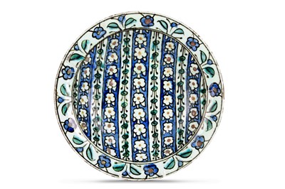 Lot 79 - AN IZNIK POTTERY DISH Ottoman Turkey, 17th...