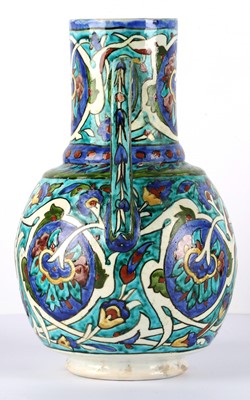 Lot 119 - A KUTAHYA POTTERY JUG Ottoman Turkey, late...