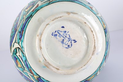 Lot 119 - A KUTAHYA POTTERY JUG Ottoman Turkey, late...