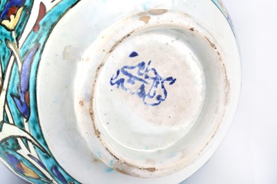 Lot 119 - A KUTAHYA POTTERY JUG Ottoman Turkey, late...