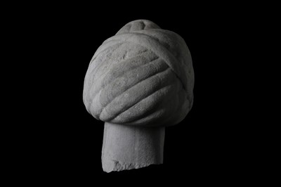 Lot 69 - AN OTTOMAN CARVED MARBLE TURBAN Ottoman Turkey,...