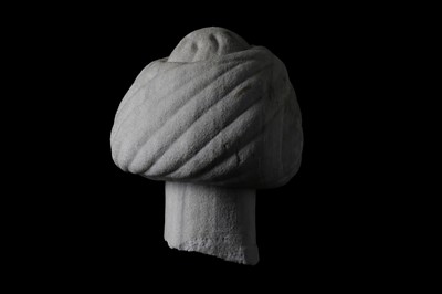 Lot 69 - AN OTTOMAN CARVED MARBLE TURBAN Ottoman Turkey,...