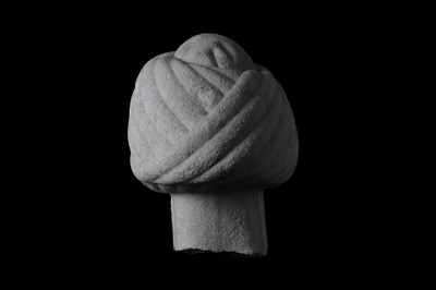 Lot 69 - AN OTTOMAN CARVED MARBLE TURBAN Ottoman Turkey,...