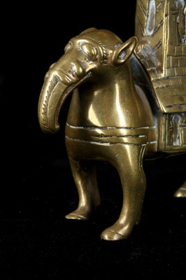 Lot 110 - A MAGDEBURG STYLE BRONZE CANDLESTICK IN THE...